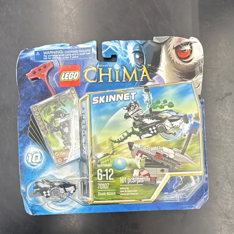 LEGO Legends of Chima SPEEDORZ 70107 Skunk Attack Skinnet 101pc Pullback