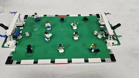 Lego 3409 Champion Challenge Sports Football Pitch Soccer Set Incomplete Parts