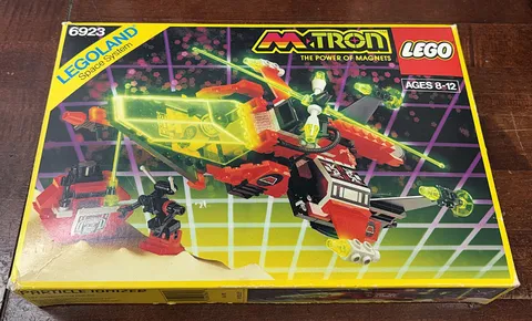 Lego MTron Legoland Space System 6923 Particle Ionizer In Box  with Instruct
