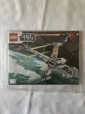 Lego Set 10227 Star Wars B-Wing, Complete Pieces & Instructions No BOX (LEG DESC)