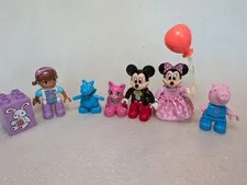 Lego Duplo Disney Doc McStuffins Mickey Minnie Peppa Pig Figures Lot