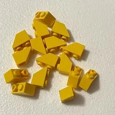 Lego 3665 Yellow Replacement Add-on Pieces Parts Lot of 16