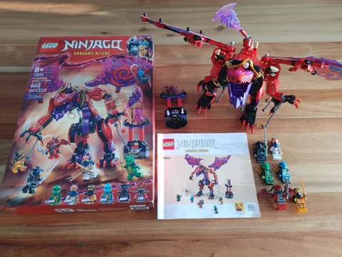 Lego set 71832 NINJAGO Thunderfang Dragon of Chaos 2025 Rising USA no CUSTOM fee