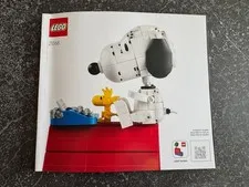 21368 LEGO INSTRUCTION BOOKS ONLY Peanut Snoopy's Doghouse Woodstock