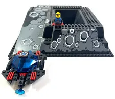 Vtg Lego Space Lunar Launch Site 3D Base & Minifig ~ Incomplete Set