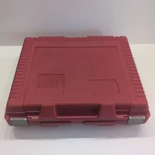 LEGO SLIDE CLOSURE Large Plastic Storage Carrying Case Red Rare 1984 Vintage