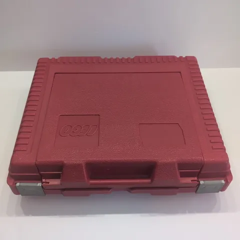 LEGO SLIDE CLOSURE Large Plastic Storage Carrying Case Red Rare 1984 Vintage