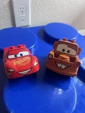 Tow Mater And Lightning McQueen Lego lot