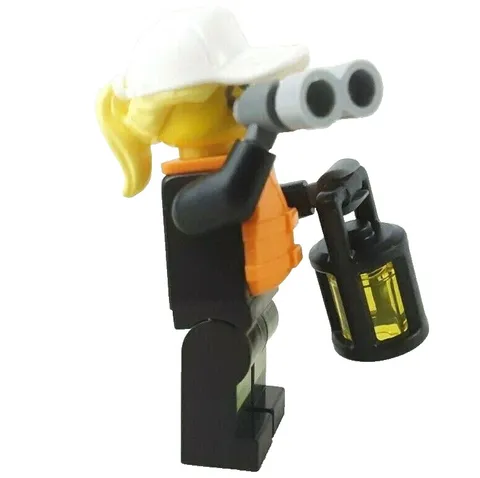 LEGO® City Fire Rescue Female Minifigure w Lamp Binoculars Hat cty1309