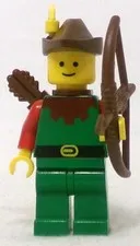 LEGO Castle 6077 cas140a Forestman Yellow Feather 1989 Minifigure