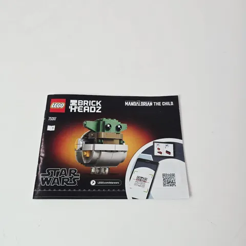 Instruction Manual Only - LEGO Disney Star Wars - BrickHeadz The Child 75317