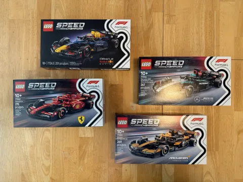 LEGO Speed Champions Formula 1 Big 4 Bundle—McLaren, Ferrari, Mercedes, RedBull