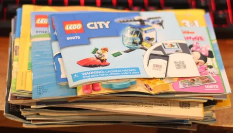 Vintage lego manual lot 35 total creator, city, classic