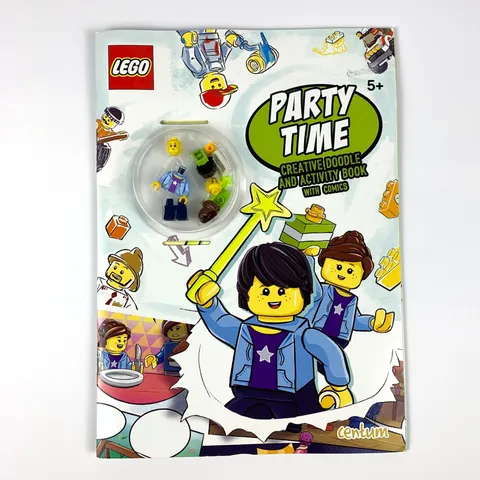 Lego Party Time Creative Doodle Activity Book Comics Girl/Boy Wizard Minifigure