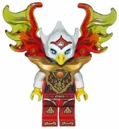 LEGO® Minifigure LEGENDS OF CHIMA loc138 Eris Armor Breastplate Flame Wings
