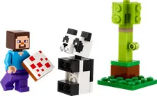 LEGO Minecraft Steve and Baby Panda (30672) Polybag Building Set NEW Sealed