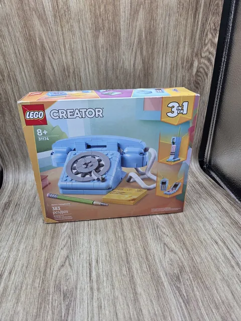 LEGO Creator Retro Telephone 31174 Rotary Flip Phone 3-in-1 Set NEW SEALED