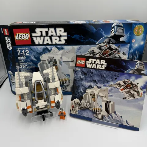 LEGO Star Wars: Hoth Wampa Cave (8089) (Incomplete) Snowspeeder & Zev Senesca