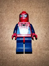 LEGO Spider-Man 1 Tobey Maguire Minifigure spd001 Silver Webbing From 4851 4852
