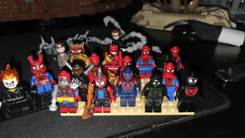 LEGO Marvel Super Heroes minifigure lot Spider-Man, Doctor Octopus