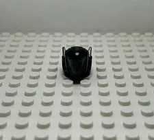 LEGO - Minifig, Helmet w/ Ear Antennae & Pearl Dark Gray V-Shaped Faceplate