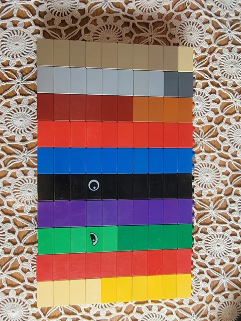 Lot of 100 Duplo Lego 2x2 Bricks Building Blocks Lot 7