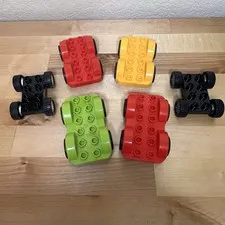 Lego Duplo Car Pieces Set Of 6 Vehicles 