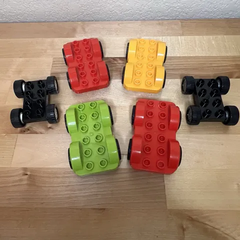 Lego Duplo Car Pieces Set Of 6 Vehicles 