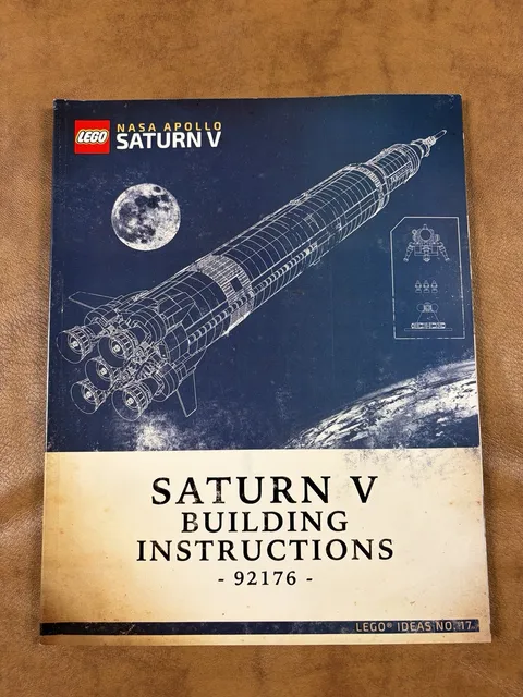 LEGO 92176 NASA Apollo Saturn V Building Instructions Manual Booklet ONLY