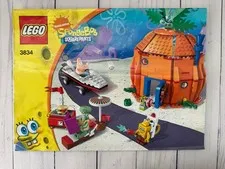Lego #3834 SpongeBob SquarePants Adventures in Bikini Bottom Instructions Manual