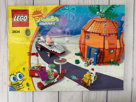 Lego #3834 SpongeBob SquarePants Adventures in Bikini Bottom Instructions Manual