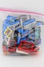 Large Lot genuine LEGO doors windows walls 1 pound 5 oz gallon bag