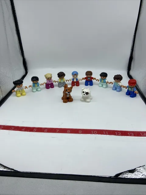Duplo Lego Kid Figures (11) Dog Cat Boys Girls
