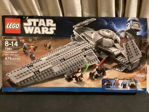 Lego Star Wars Darth Maul's Sith Infiltrator 7961 Captain Tanaka DamagedBox 2011