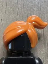 LEGO 15427 Dark Orange Hair Female Ponytail Off-center