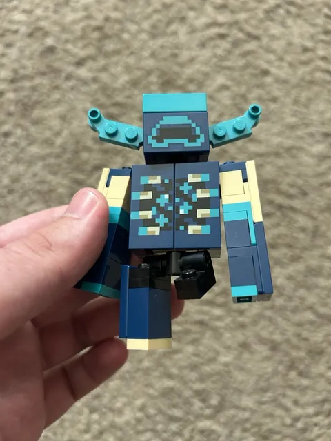 [LEGO] Minecraft: Warden Minifigure - The Deep Dark Biome *MINECRAFT WARDEN*