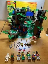 LEGO System Castle Dark Forest Fortress 6079 In 1996 Used Retired Comp W/Manual
