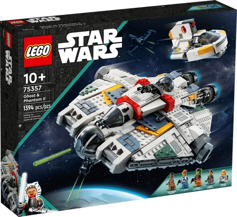 GHOST & PHANTOM II Lego Star Wars Box Set #75357 1394pcs MINT 2023