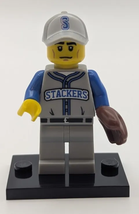 Lego BASEBALL FIELDER Collectible Minifigure Series 10 71001 col10-13 col157
