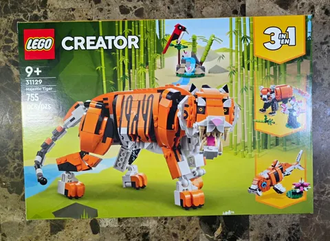LEGO Creator 3in1 Majestic Tiger 31129 Building Set 755 pcs Ages 9+ 3 in 1