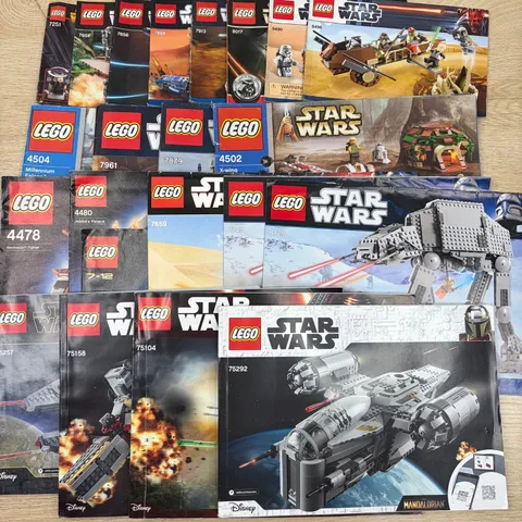 LEGO Star Wars Instruction Manual Booklet Choose Sets Manuals Only!