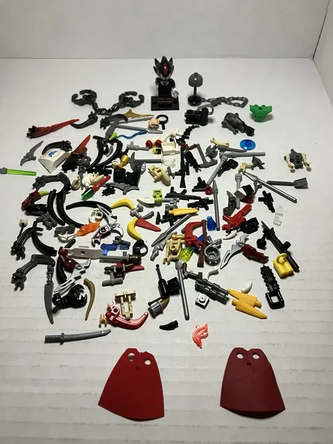 Lego Accessories And Parts Lot. Includes Shadow The Hedgehog Figure