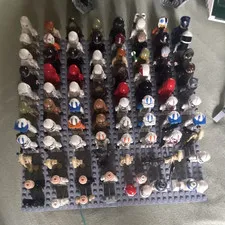 LEGO Star Wars Minifigure Lot all eras + Tie bomber, partial A wing and cannon