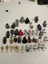 LEGO Star Wars Minifigure Lot Stormtrooper R2-D2 C-3PO Battle Droid