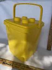 Lego Yellow Stackable DUPLO Block Storage (9” X 9” X 12” high)