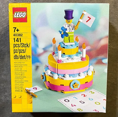LEGO Seasonal 40382 Birthday Set Complete Set Box 141pcs Limited Edition 7+