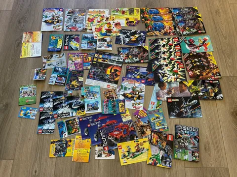 Vintage LEGO Catalog Lot 1990s 2000 Technic System Freestyle Mania Bulk