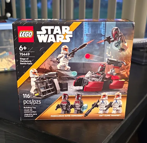 LEGO Star Wars Siege of Mandalore Battle Pack 75449 Complete Set 116pcs 6+
