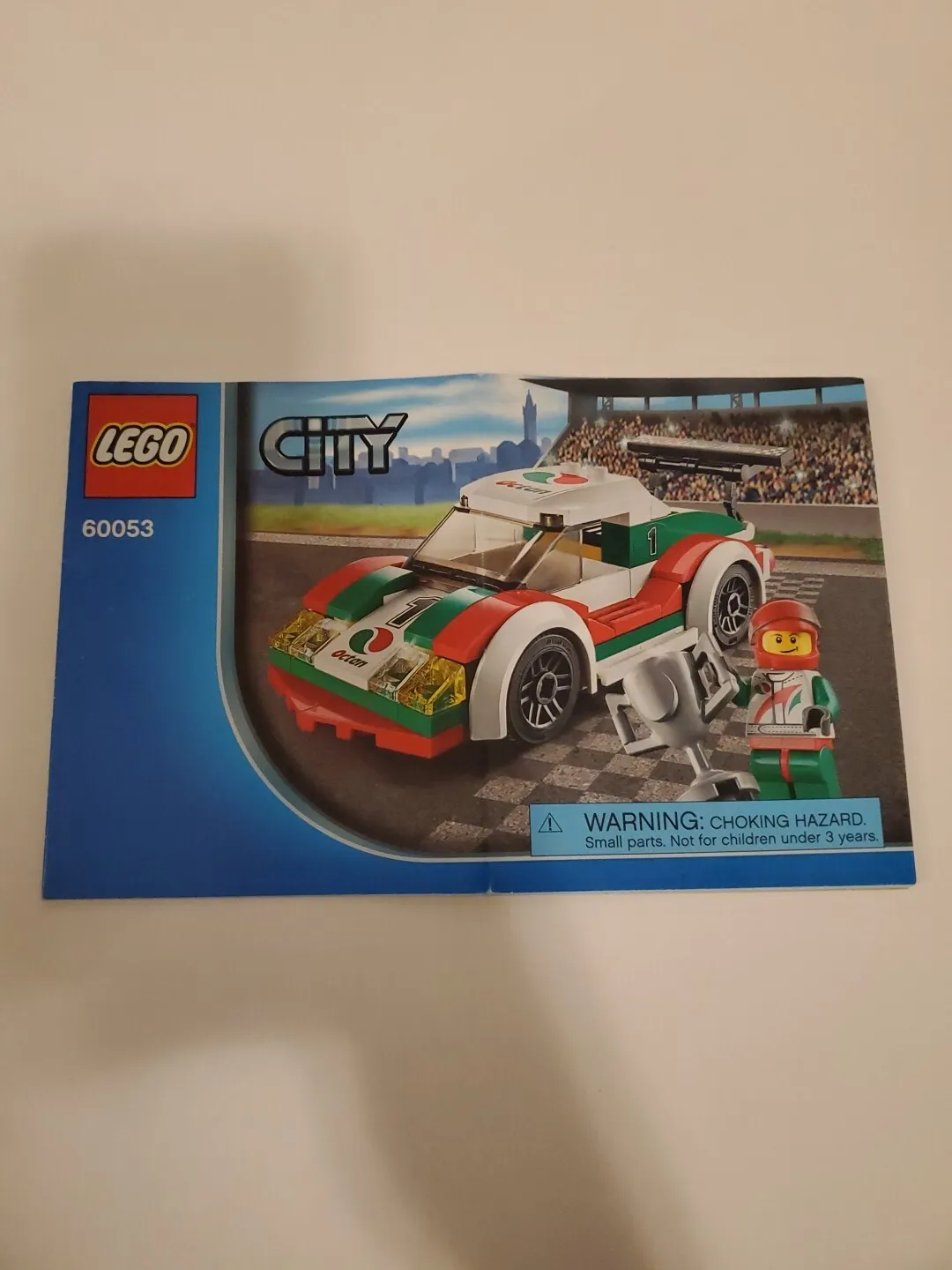 LEGO® City 60053 Race Car Instruction Manual Only