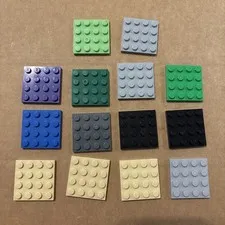 Lot Of 14 LEGO Plates 4x4